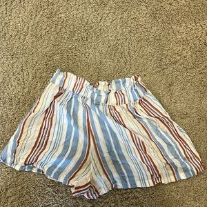 Angie Striped Fashion Shorts
